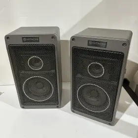 TRK-9140W HITACHI Bookshelf Tabletop Speakers