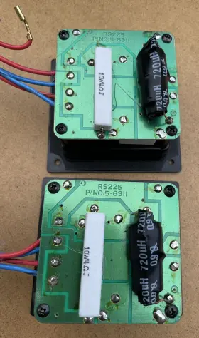 015-6311 INFINITY Speaker Crossovers