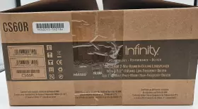 CS60R INFINITY Round Ceiling Stereo Loudspeaker Nos