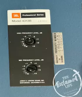 4313B JBL Control Studio Monitor Loudspeaker #2 4313B JBL Control Studio Monitor Loudspeaker #2