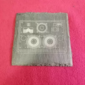 4355 JBL Studio Monitor Speakers Drink Coaster #3 4355 JBL Studio Monitor Speakers Drink Coaster #3