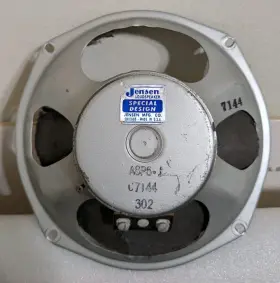 C7144 JENSEN Alnico Design Speaker Repair C7144 JENSEN Alnico Design Speaker Repair