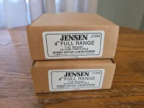 J1284 JENSEN Nos Speakers Magnet Rubber