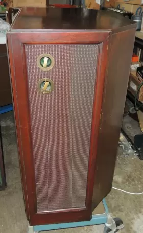 TP-200 JENSEN Triplex Speaker Mahogany Finish #3 TP-200 JENSEN Triplex Speaker Mahogany Finish #3
