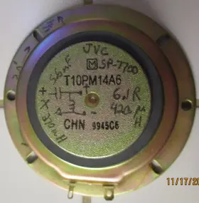 T10PM14A6 JVC Midrange Speaker #2
