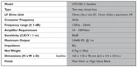 HTS1001.2 KEF Satellite Speakers Great Sound #3