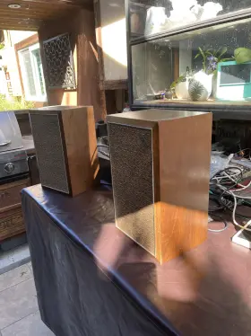 S-102U KENWOOD Wood Wooden Speakers Raw Wire S-102U KENWOOD Wood Wooden Speakers Raw Wire