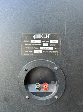 9154 KLH Speakers Thumpers Loud Crisp #3 9154 KLH Speakers Thumpers Loud Crisp #3
