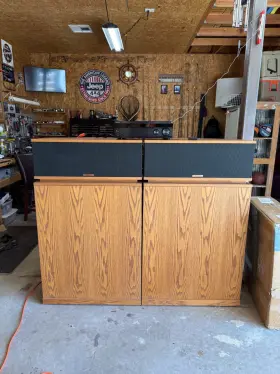 874499 KLIPSCH Klipschorn Speakers Great
