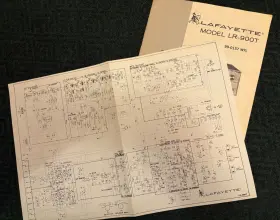 LR-900T LAFAYETTE Solid Receiver Manual Schematic #2
