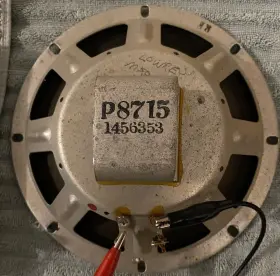 P8715 LOWREY Speaker Alnico Cone #3