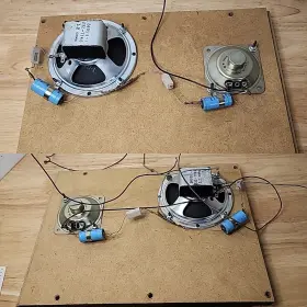 580301 MAGNAVOX Console Tweeters Midrange Speakers #2