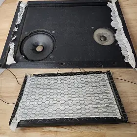 580301 MAGNAVOX Console Tweeters Midrange Speakers