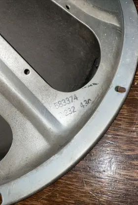 583374 MAGNAVOX Tube Speaker Woofer Ami #3 583374 MAGNAVOX Tube Speaker Woofer Ami #3