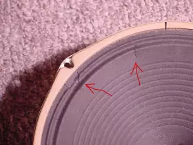 583660 MAGNAVOX Speaker Wood Baffle #3 583660 MAGNAVOX Speaker Wood Baffle #3