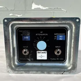 3470 MCCAULEY Frequency Dividing Network Crossover 3470 MCCAULEY Frequency Dividing Network Crossover