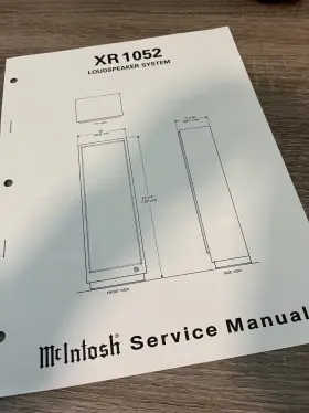XR1052 MCINTOSH Service Manual