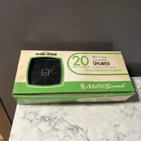 MS-452 METROSOUND Convertible Car Audio Speaker Nos MS-452 METROSOUND Convertible Car Audio Speaker Nos