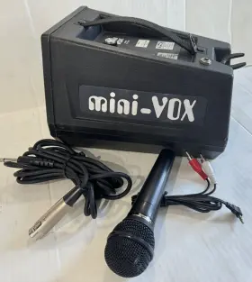 PA-15B MINI-VOX Speaker Microphone Battery Audio Handheld