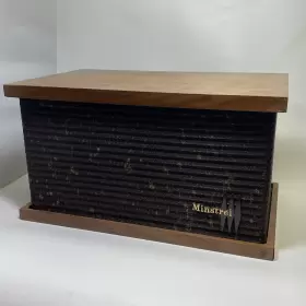MS-555 MINSTREL Telematic Speaker Wood Base Cabinet
