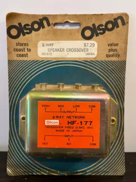 HF-177 OLSON Speaker Crossover Nos HF-177 OLSON Speaker Crossover Nos