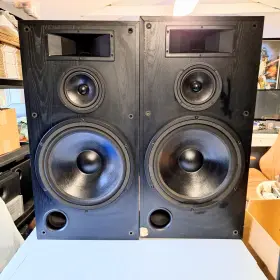 STS-1500 OPTIMUS Floor Tower Speakers Wood Panel