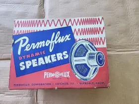 73-902 PERMOFLUX Alnico Magnet Speaker Nos