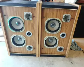 PSV-1 PILOT Fi Floor Speaker Woofers Eachtested Amp #2