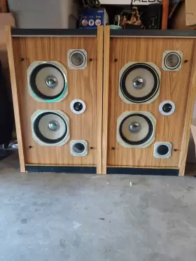 PSV-1 PILOT Fi Floor Speaker Woofers Eachtested Amp