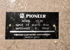 CS-90 PIONEER Speakers #3 CS-90 PIONEER Speakers #3