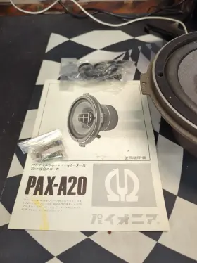 PAX-A20 PIONEER Alnico Magnet Woofer Tweeter Speaker