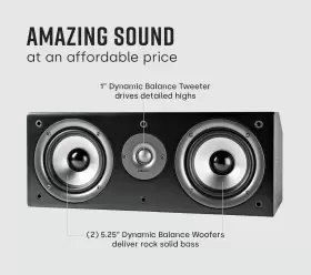 747192120511 POLK AUDIO Center Channel Speaker Woofers #2
