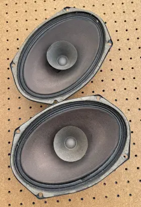 1580-026 PYLE Whizzer Cone Ceramic Speakers Dcr
