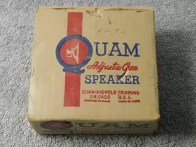 4A15 QUAM Nos Alnico Cone Speaker #2