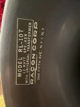 RL-10T RACON Electric Speaker Angle #3