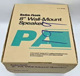 40-1414 RADIOSHACK Wall Mount Pa Speaker Set Box #3 40-1414 RADIOSHACK Wall Mount Pa Speaker Set Box #3