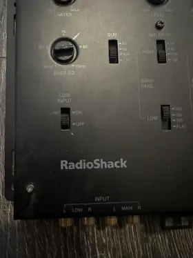 122020 RADIOSHACK Radio Car Stereo Crossover #2 122020 RADIOSHACK Radio Car Stereo Crossover #2