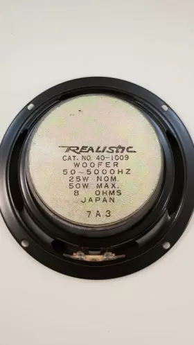 40-1009 RADIOSHACK Radio Woofer Realistic Nos #3 40-1009 RADIOSHACK Radio Woofer Realistic Nos #3