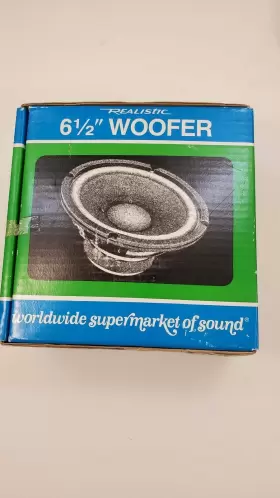40-1009 RADIOSHACK Radio Woofer Realistic Nos 40-1009 RADIOSHACK Radio Woofer Realistic Nos