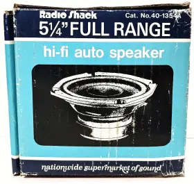 40-1241E RADIOSHACK Radio Fi Auto Speaker