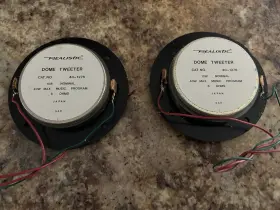 40-1276 RADIOSHACK Radio Dome Tweeters 40-1276 RADIOSHACK Radio Dome Tweeters