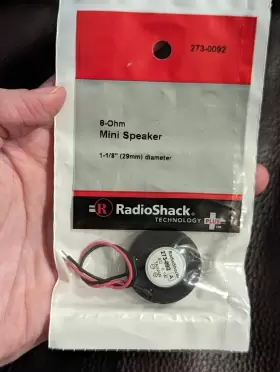 40-1276B RADIOSHACK Radio Mini Speaker Taiwan