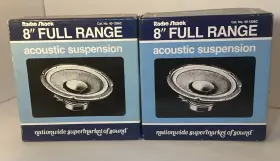 40-1288C RADIOSHACK Radio Acoustic Suspension Speakers