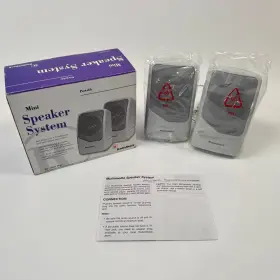 40-1359 RADIOSHACK Radio Mini Stereo Amplified Speaker Box