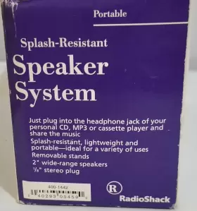 40-1442 RADIOSHACK Radio Splash Speaker #3