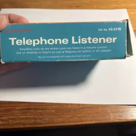 43-231B RADIOSHACK Tandy Radio Telephone Amplified Listener #2 43-231B RADIOSHACK Tandy Radio Telephone Amplified Listener #2