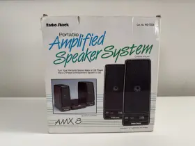 AMX8 RADIOSHACK Radio Amplified Speakers Receipt