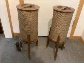 KS16 RCA Antique Stereo Circa Century Rocket Speakers #3