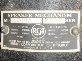 MI-9443 RCA Radio Speaker MI-9443 RCA Radio Speaker