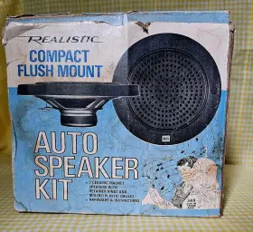 12-1851 REALISTIC Car Round Speaker Kit